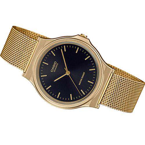 Casio MQ-24MG-1EDF Gold Plated Mesh Strap Watch for Women-Watch Portal Philippines