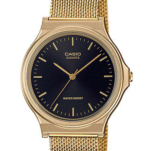 Casio MQ-24MG-1EDF Gold Plated Mesh Strap Watch for Women-Watch Portal Philippines