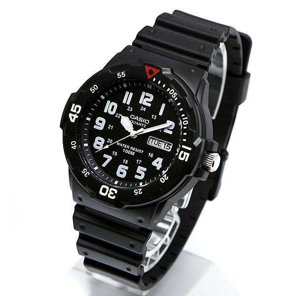 Casio MRW-200H-1B Black Resin Strap Watch For Men-Watch Portal Philippines