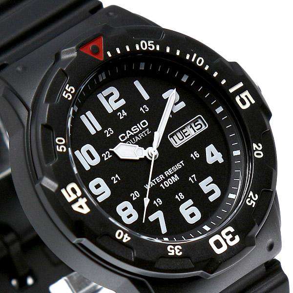 Casio MRW-200H-1B Black Resin Strap Watch For Men-Watch Portal Philippines