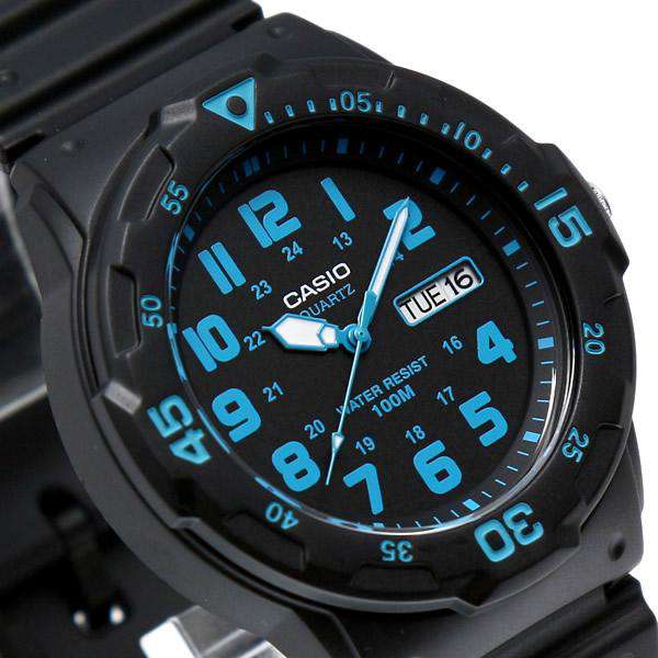 Casio MRW-200H-2B Black Resin Strap Watch For Men-Watch Portal Philippines