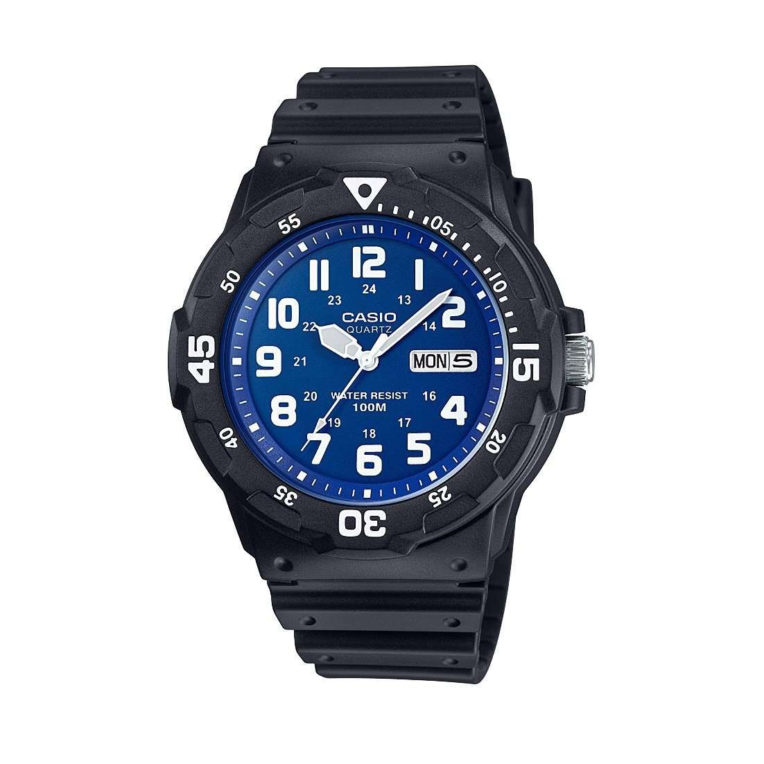 Casio MRW-200H-2B2VDF Analog Black Resin Strap Watch for Men-Watch Portal Philippines