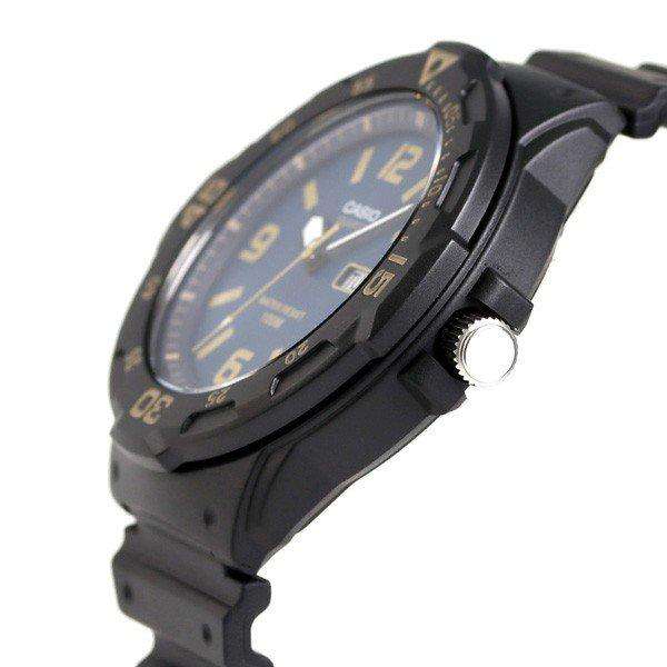 Casio MRW-200H-2B3VDF Analog Black Resin Strap Watch for Men-Watch Portal Philippines