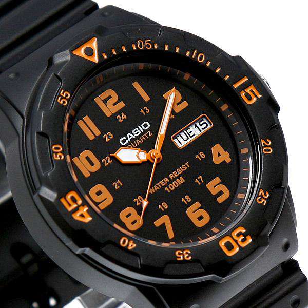 Casio MRW-200H-4B Black Resin Strap Watch for Men-Watch Portal Philippines