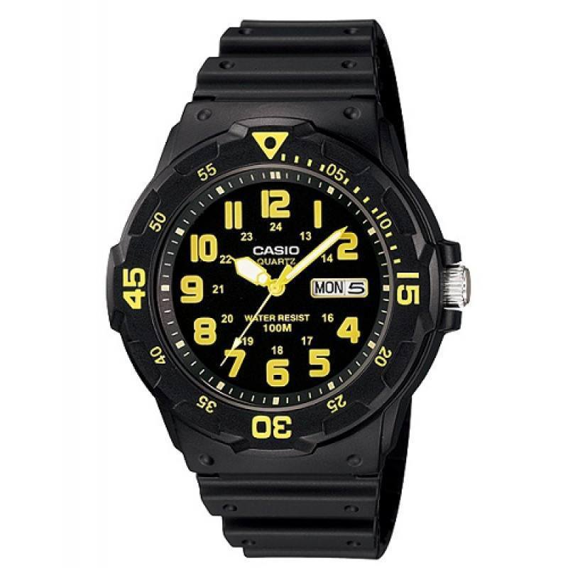 Casio MRW-200H-9B Black Resin Strap Watch for Men-Watch Portal Philippines