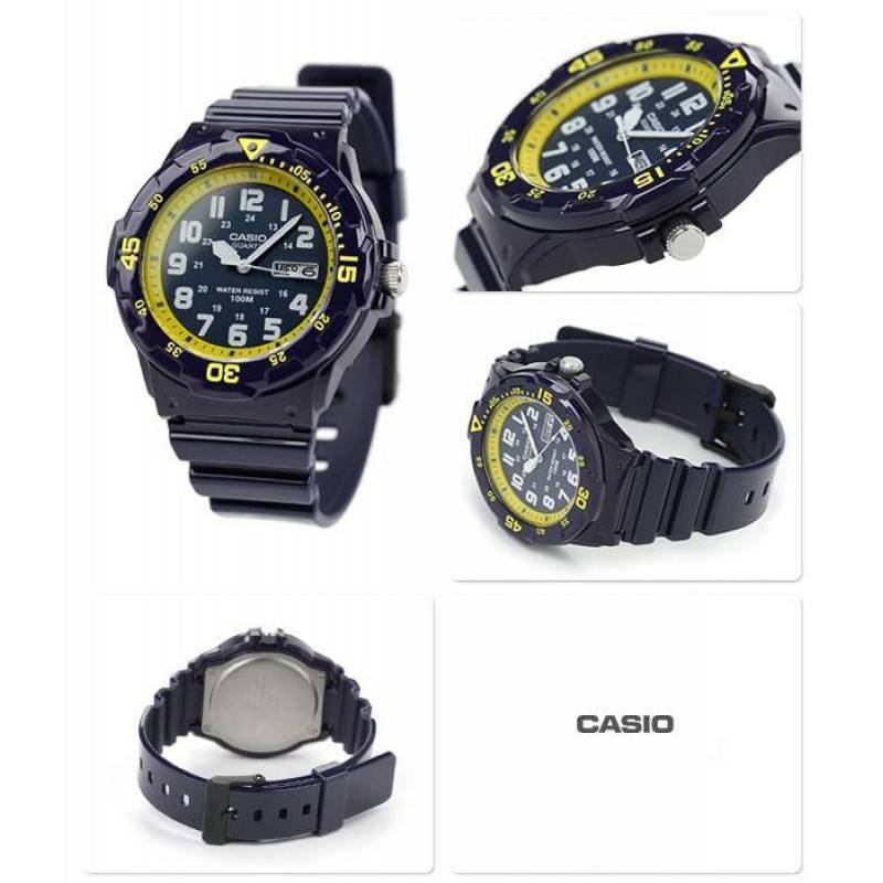 Casio MRW-200HC-2B Blue Resin Strap Watch for Men-Watch Portal Philippines