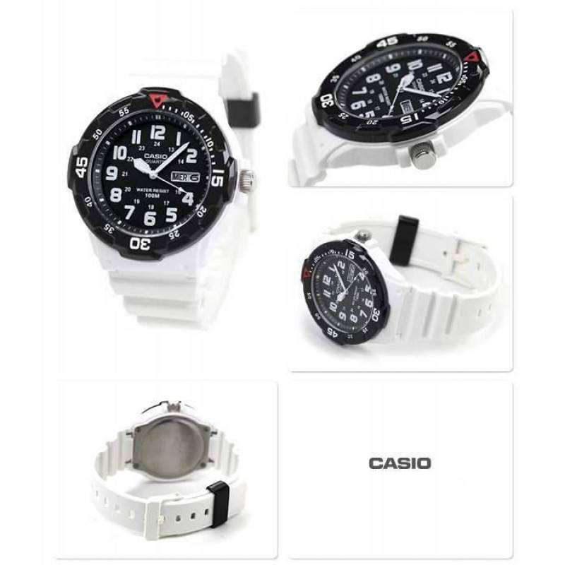 Casio MRW-200HC-7B White Resin Strap Watch For Men-Watch Portal Philippines