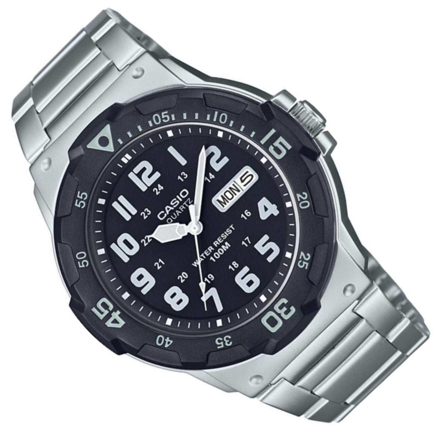 Casio MRW-200HD-1BVDF Silver Stainless Strap Watch for Men-Watch Portal Philippines