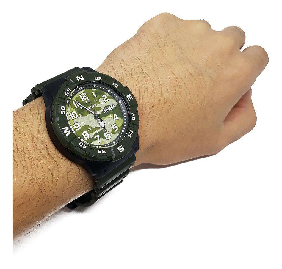 Casio MRW-220HCM-3BVDF Green Resin Strap Watch for Men-Watch Portal Philippines