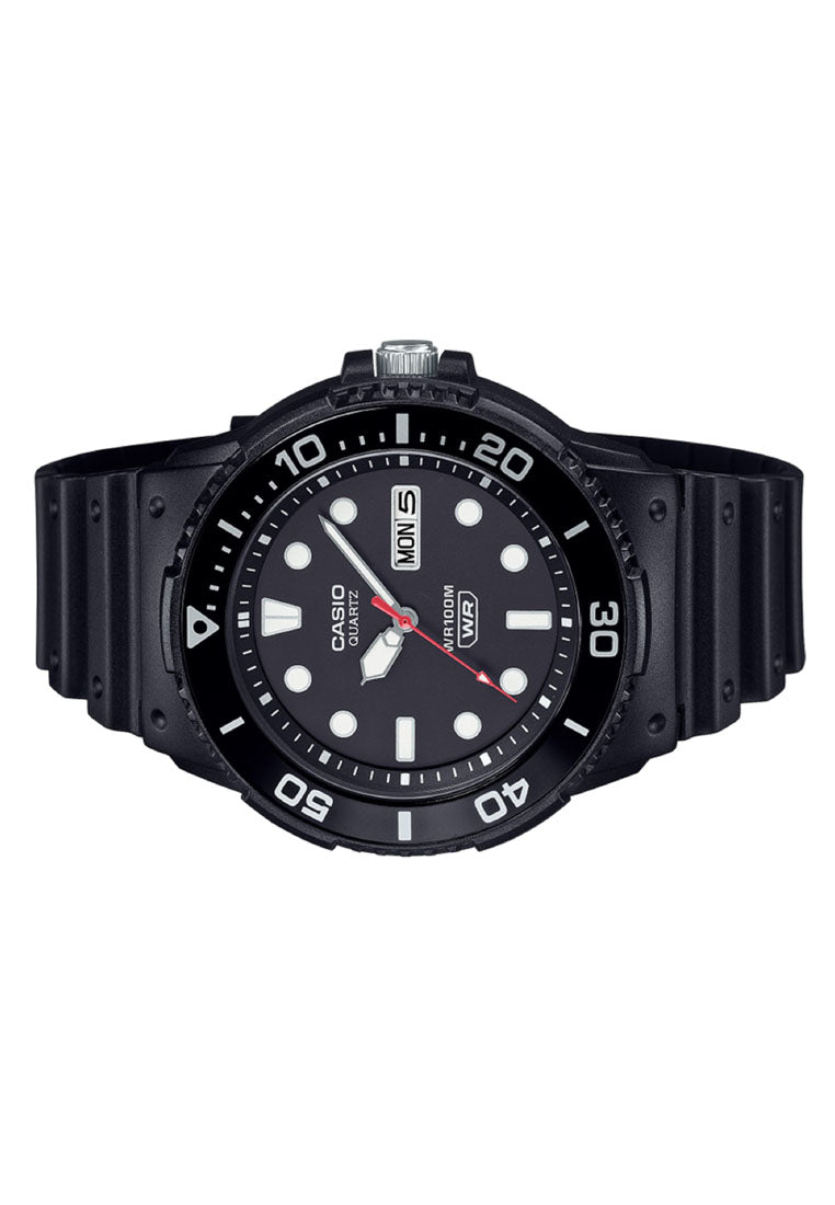 Casio MRW-230H-1E1 Analog Rubber Strap Watch For Men-Watch Portal Philippines