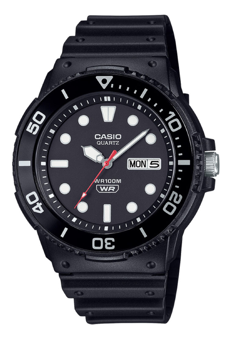 Casio MRW-230H-1E1 Analog Rubber Strap Watch For Men-Watch Portal Philippines