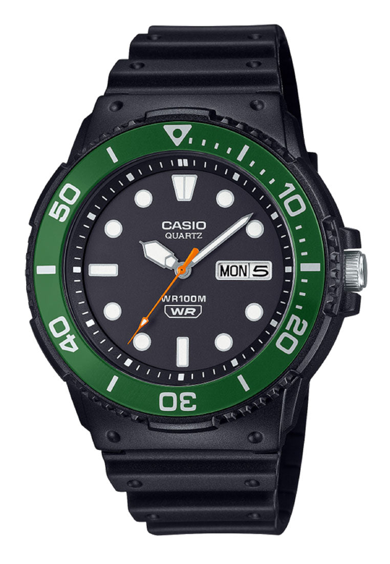 Casio MRW-230H-1E3 Analog Rubber Strap Watch For Men-Watch Portal Philippines