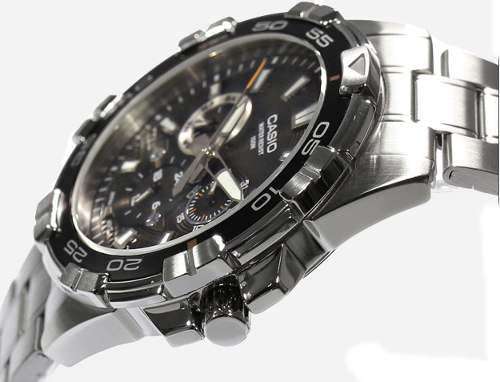Casio MTD-1069D-1AVDF Stainless Steel Strap Watch for Men-Watch Portal Philippines