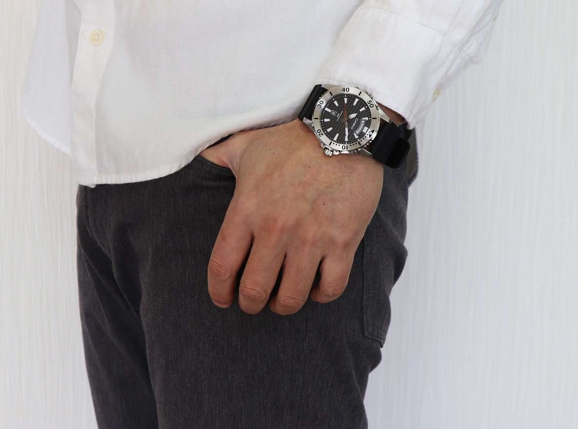 Casio MTD-1087-1A Black Resin Strap Marine Sports Watch for Men-Watch Portal Philippines