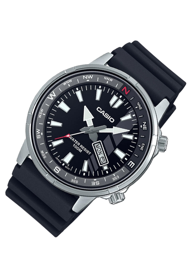 Casio MTD-130-1A Analog Stainless Steel Strap Watch For Men-Watch Portal Philippines
