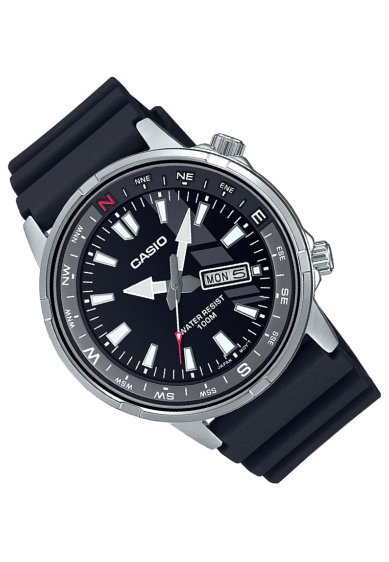 Casio MTD-130-1A Analog Stainless Steel Strap Watch For Men-Watch Portal Philippines