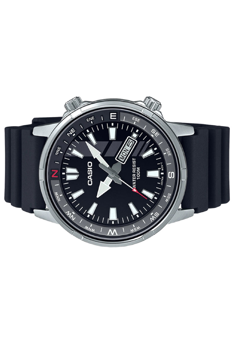 Casio MTD-130-1A Analog Stainless Steel Strap Watch For Men-Watch Portal Philippines