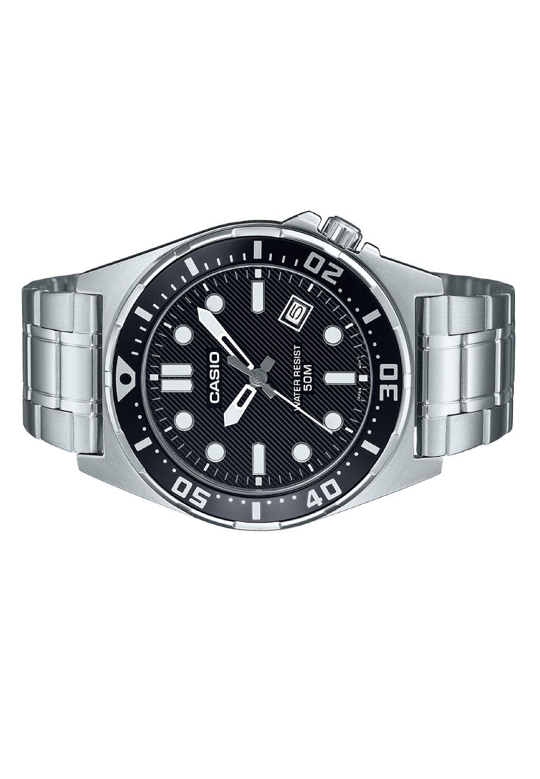 Casio MTD-135D-1A Analog Stainless Steel Strap Watch For Men-Watch Portal Philippines