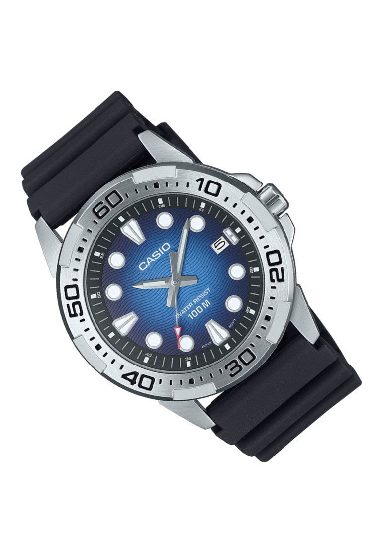 Casio MTD-140-2A Analog Rubber Strap Watch For Men-Watch Portal Philippines