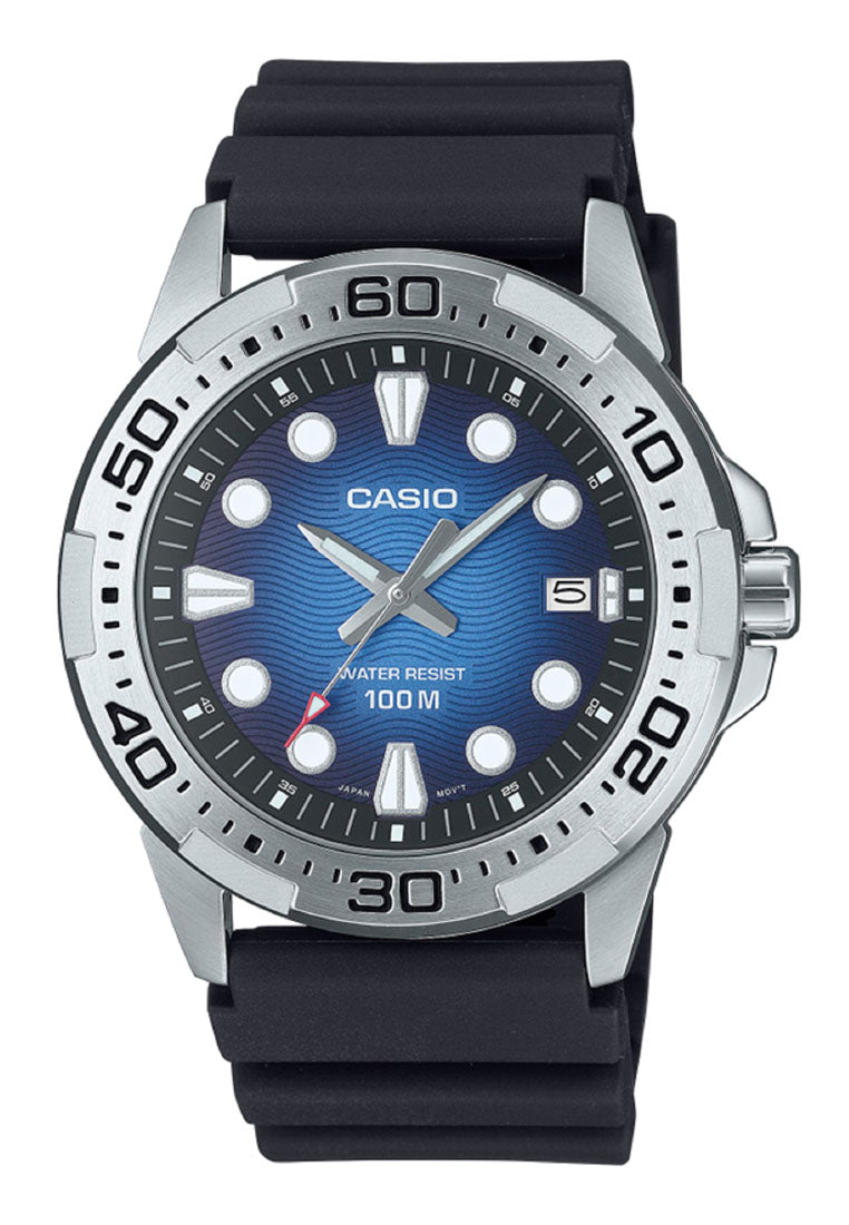 Casio MTD-140-2A Analog Rubber Strap Watch For Men-Watch Portal Philippines