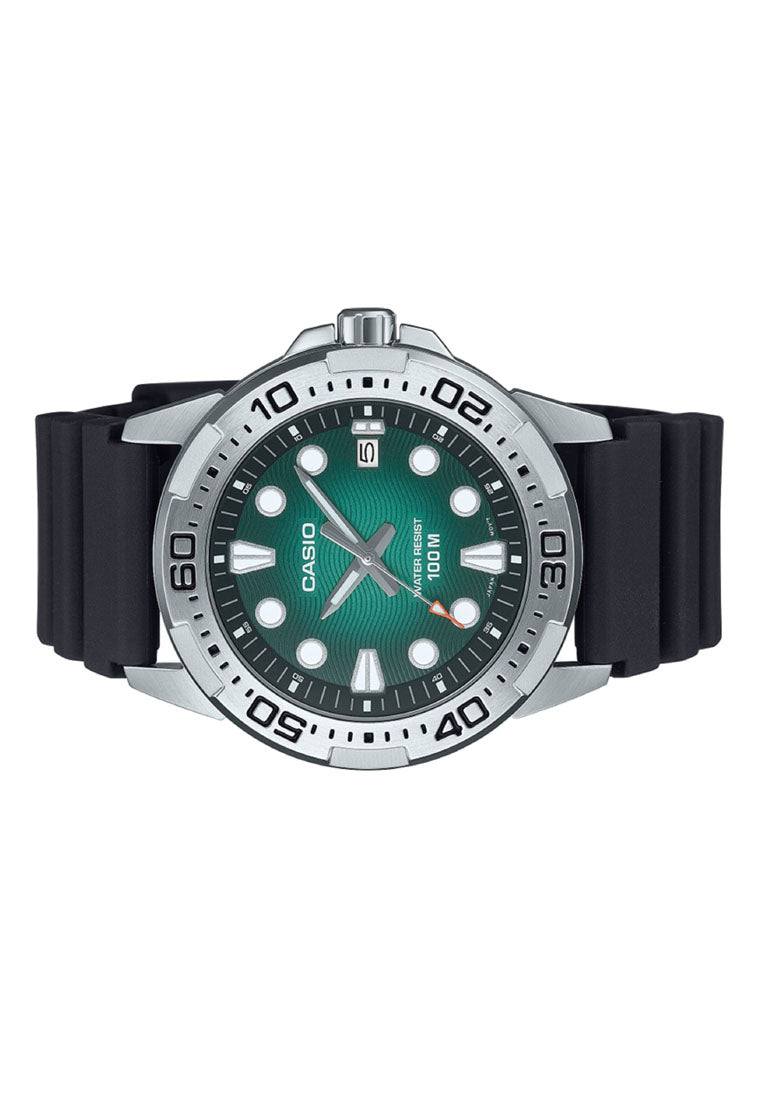 Casio MTD-140-3A Analog Rubber Strap Watch For Men-Watch Portal Philippines