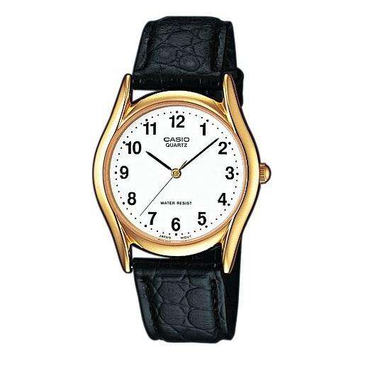 Casio MTP-1094Q-7B1D Black Leather Strap Watch for Men-Watch Portal Philippines