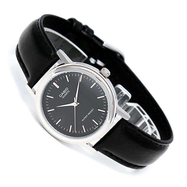 Casio MTP-1095E-1ADF Black Leather Strap Watch for Men-Watch Portal Philippines