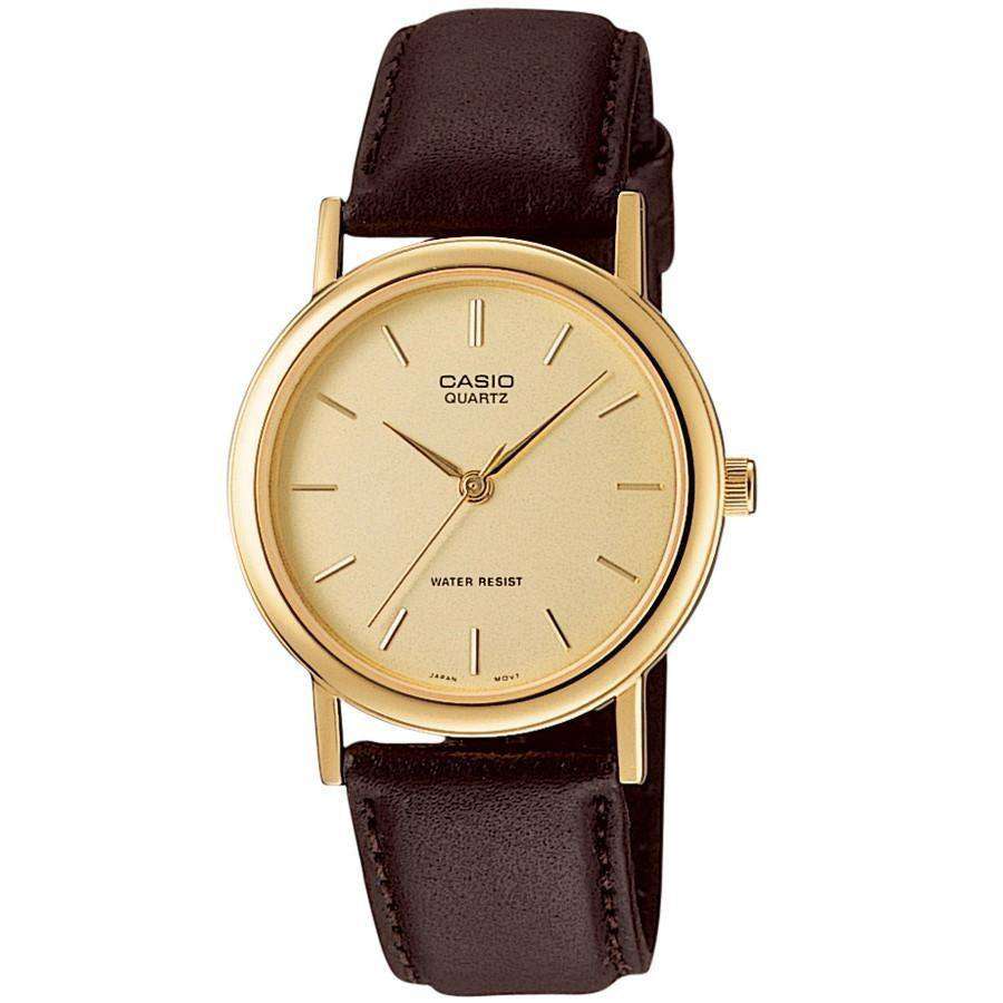Casio MTP-1095Q-9AD Brown Leather Strap Watch for Men and Women-Watch Portal Philippines