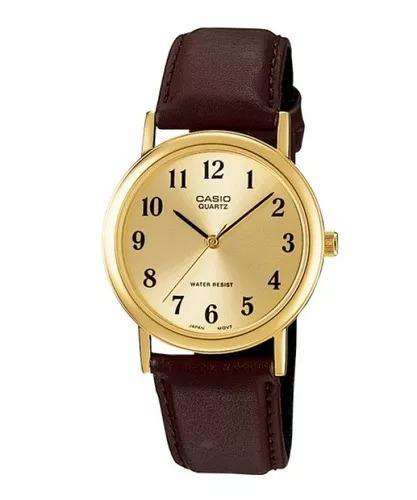 Casio MTP-1095Q-9B1D Brown Leather Strap Watch for Men and Women-Watch Portal Philippines