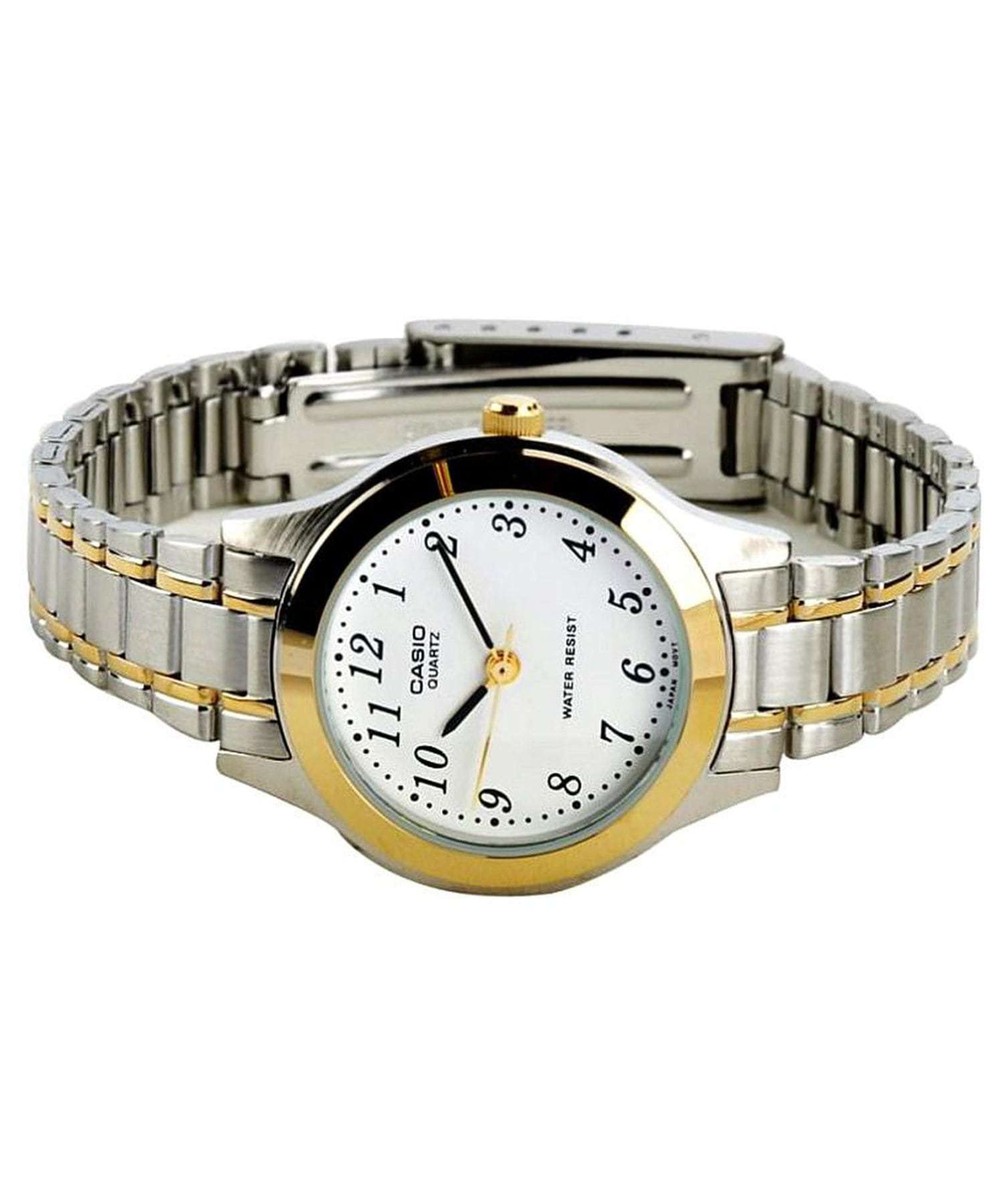 Casio MTP-1128G-7BRDF Two Tone Stainless Steel Strap Watch for Men-Watch Portal Philippines