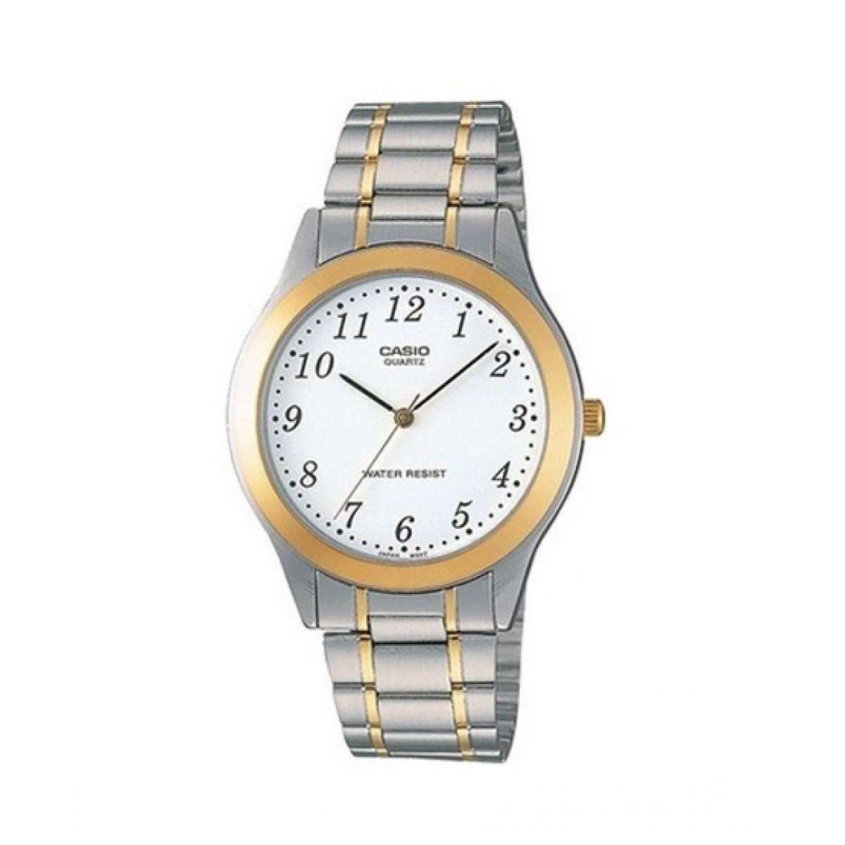 Casio MTP-1128G-7BRDF Two Tone Stainless Steel Strap Watch for Men-Watch Portal Philippines