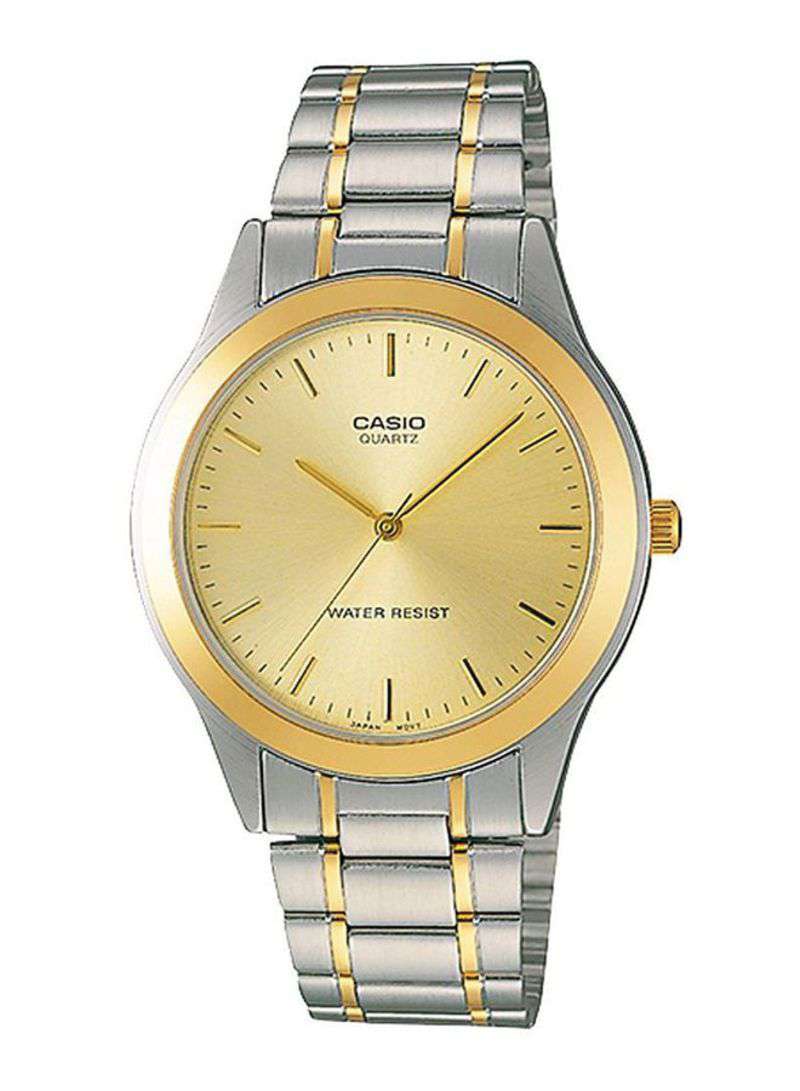 Casio MTP-1128G-9ARDF Two Tone Stainless Steel Strap Watch for Men-Watch Portal Philippines