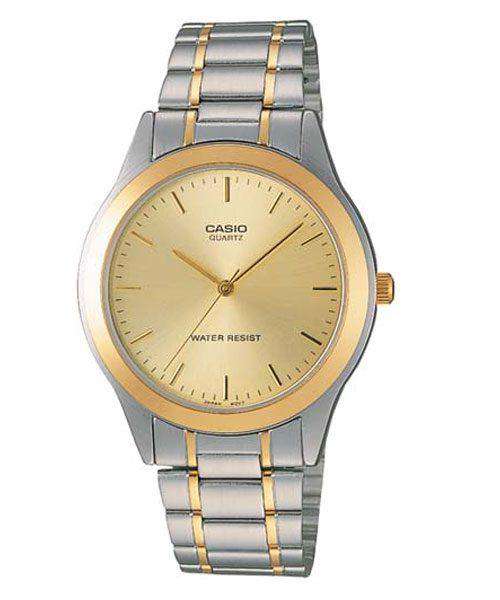 Casio MTP-1128G-9ARDF Two Tone Stainless Steel Strap Watch for Men-Watch Portal Philippines