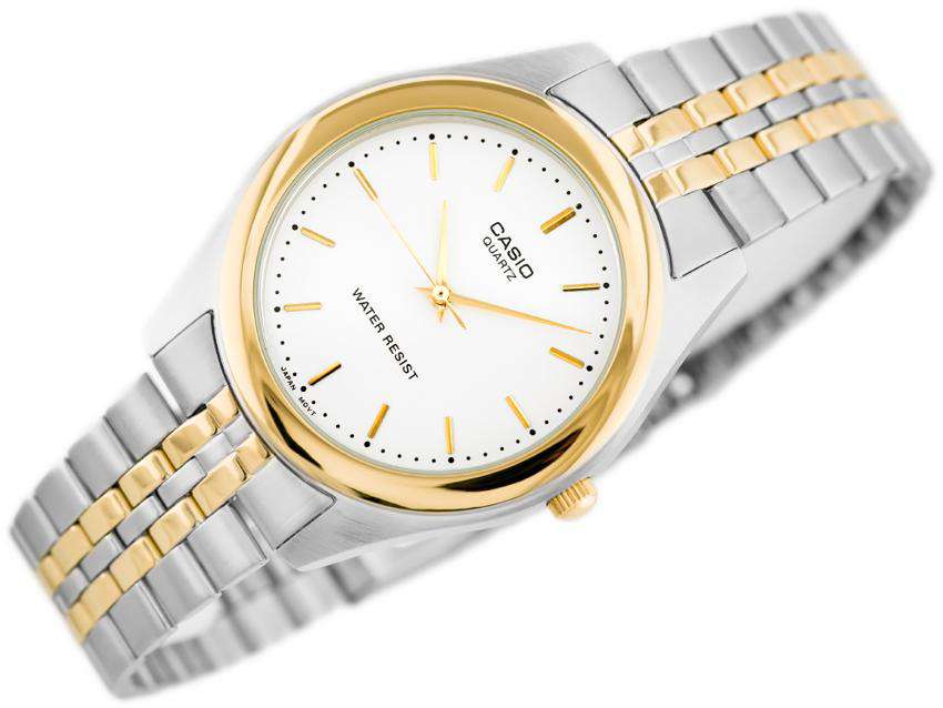 Casio MTP-1129G-7ARDF Two Tone Stainless Steel Strap Watch for Men-Watch Portal Philippines