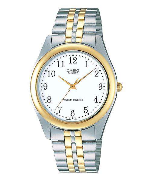 Casio MTP-1129G-7BRDF Two Tone Stainless Steel Strap Watch for Men-Watch Portal Philippines