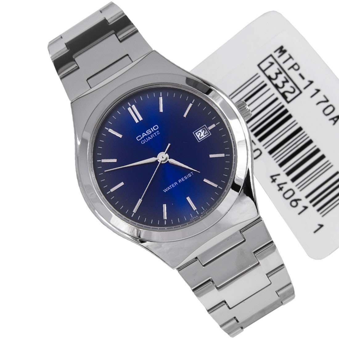 Casio MTP-1170A-2ARDF Silver Stainless Steel Strap Watch for Men-Watch Portal Philippines