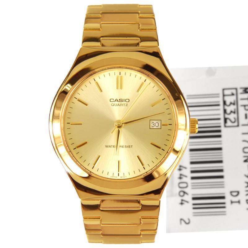 Casio MTP-1170N-9A Gold Plated Watch for Men and Women-Watch Portal Philippines
