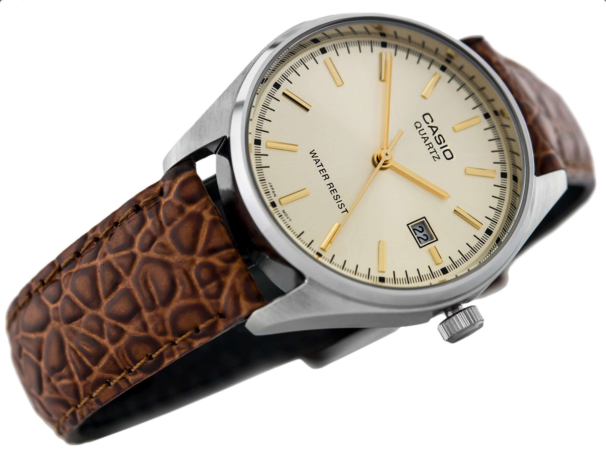 Casio MTP-1175E-9ADF Brown Leather Strap Watch for Men-Watch Portal Philippines