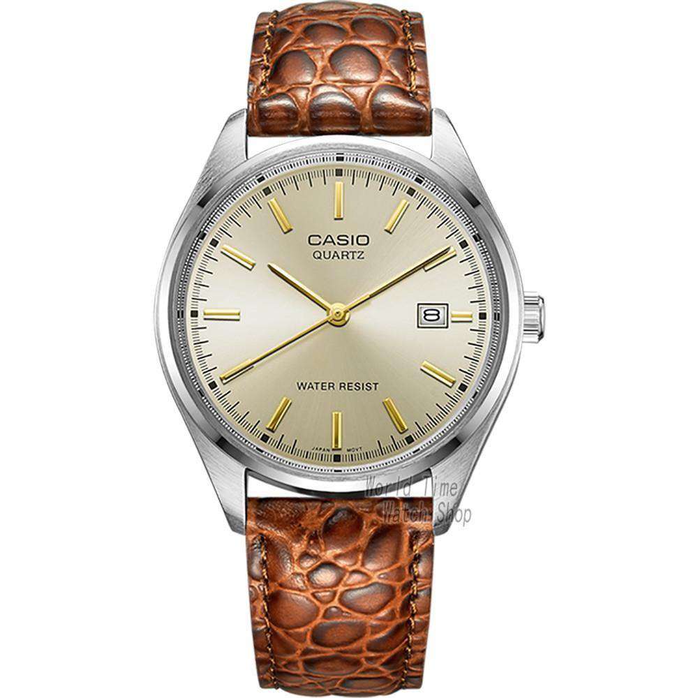 Casio MTP-1175E-9ADF Brown Leather Strap Watch for Men-Watch Portal Philippines