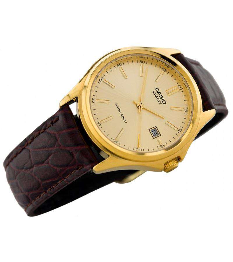 Casio MTP-1183Q-9ADF Brown Leather Strap Watch for Men-Watch Portal Philippines