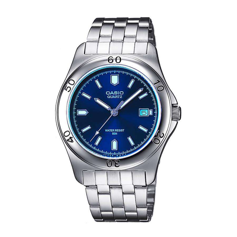 Casio MTP-1213A-2AVDF Silver Stainless Steel Strap Watch for Men-Watch Portal Philippines
