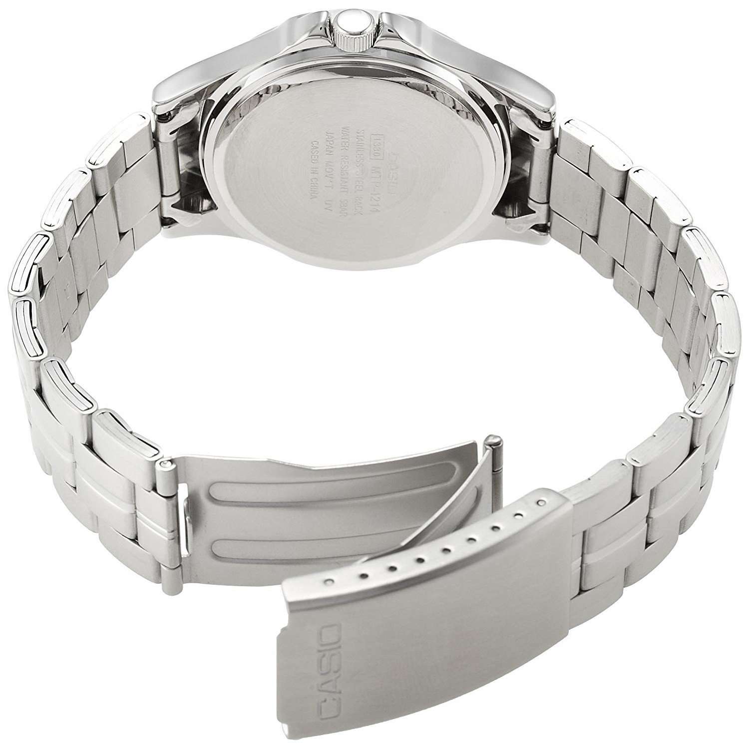 Casio MTP-1214A-2AVDF Silver Stainless Steel Strap Watch for Men-Watch Portal Philippines