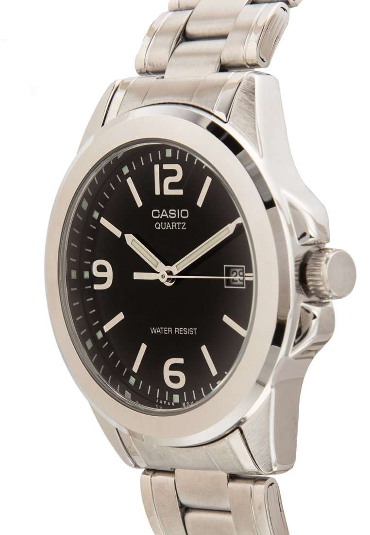 Casio MTP-1215A-1ADF Silver Stainless Steel Strap Watch for Men-Watch Portal Philippines