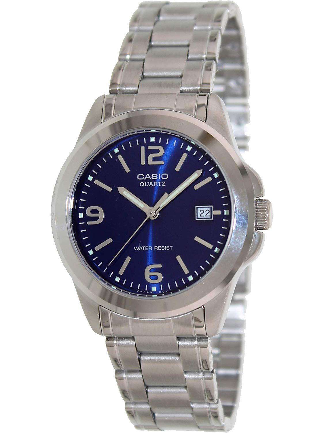 Casio MTP-1215A-2ADF Silver Stainless Steel Strap Watch for Men-Watch Portal Philippines