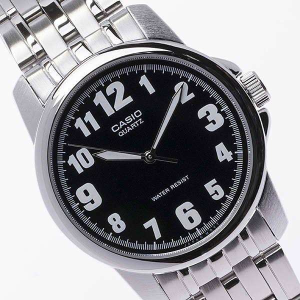 Casio MTP-1216A-1BDF Silver Stainless Steel Strap Watch for Men-Watch Portal Philippines