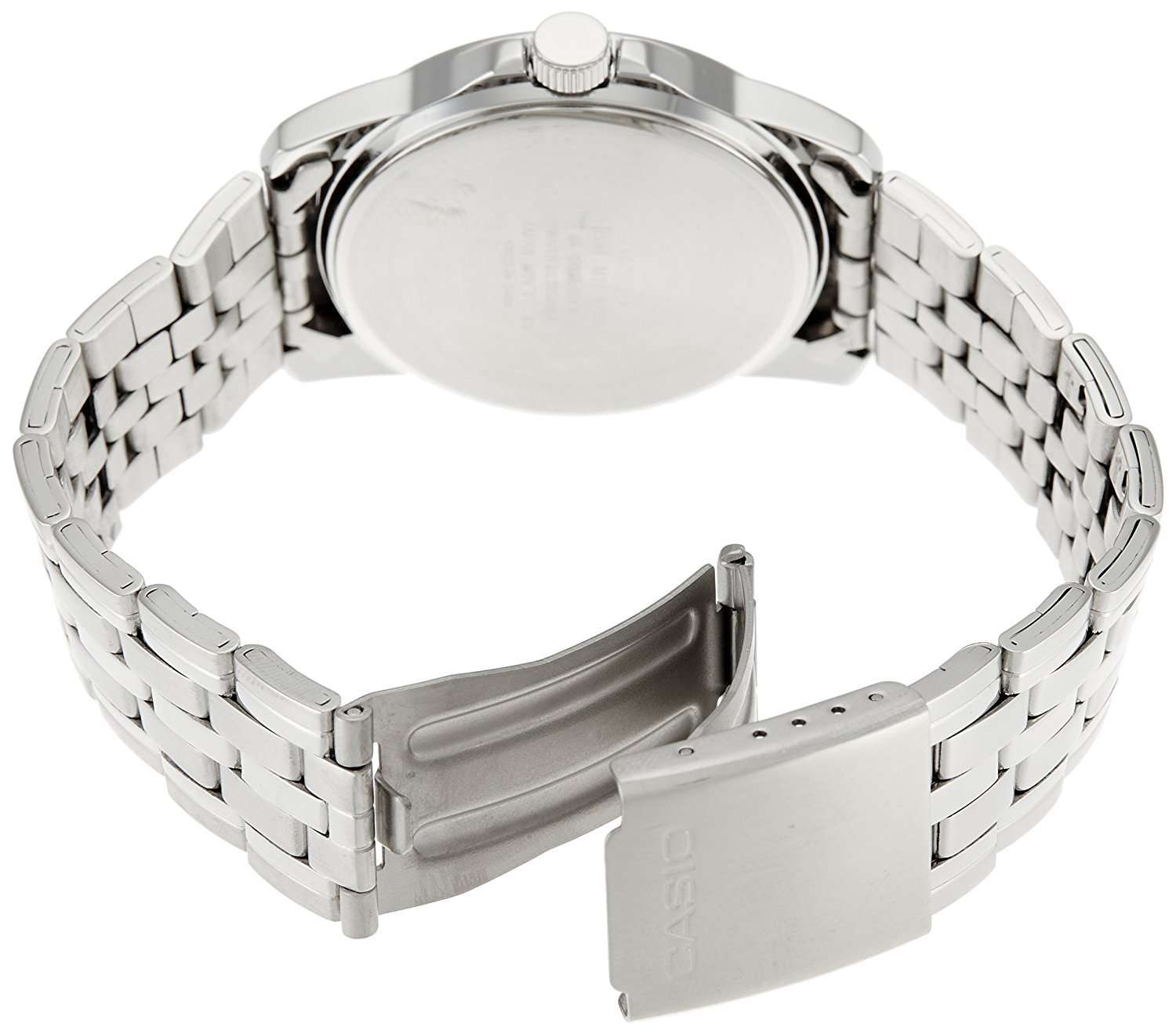 Casio MTP-1216A-1BDF Silver Stainless Steel Strap Watch for Men-Watch Portal Philippines