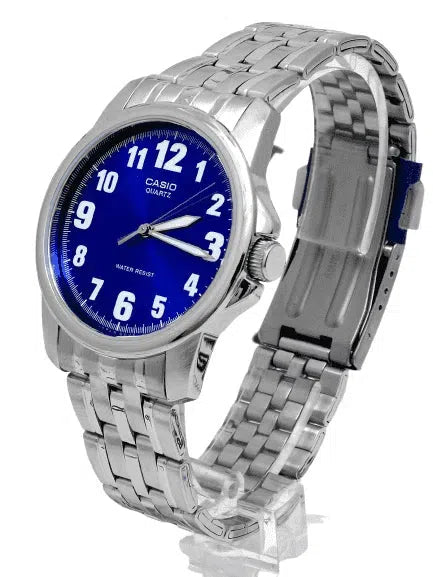 Casio MTP-1216A-2BDF Silver Stainless Steel Strap Watch for Men-Watch Portal Philippines