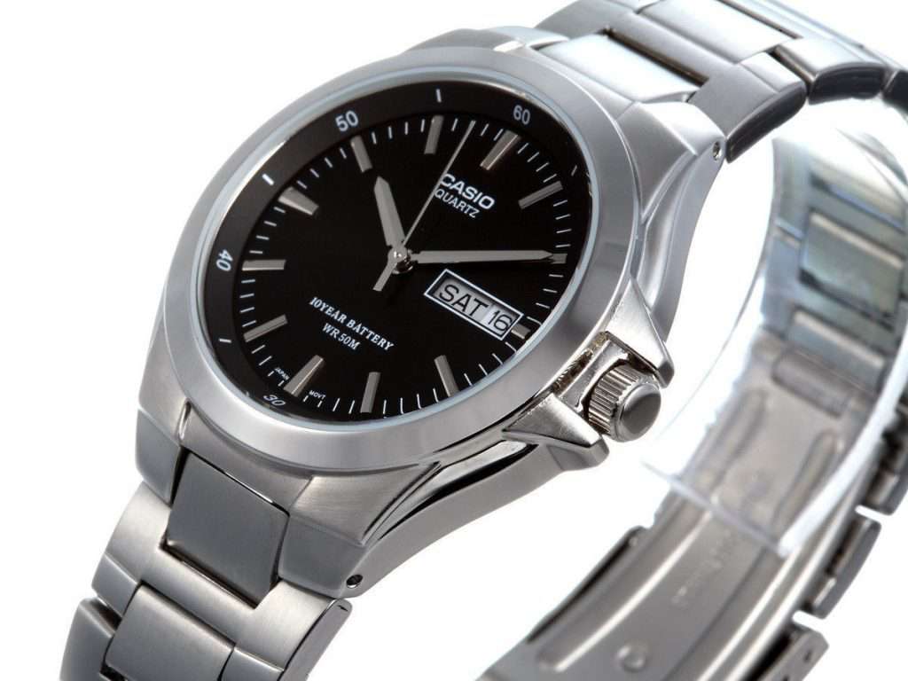 Casio MTP-1228D-1AVDF Silver Stainless Steel Strap Watch for Men-Watch Portal Philippines