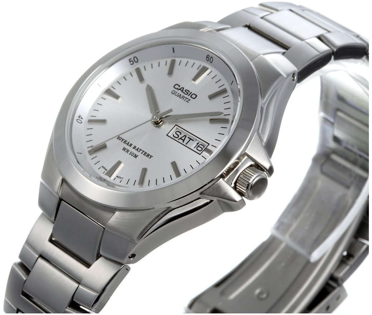 Casio MTP-1228D-7AVDF Silver Stainless Steel Strap Watch for Men-Watch Portal Philippines