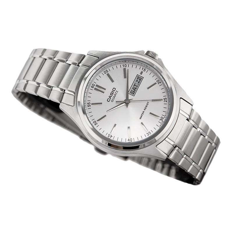 Casio MTP-1239D-7ADF Silver Stainless Steel Strap Watch for Men-Watch Portal Philippines